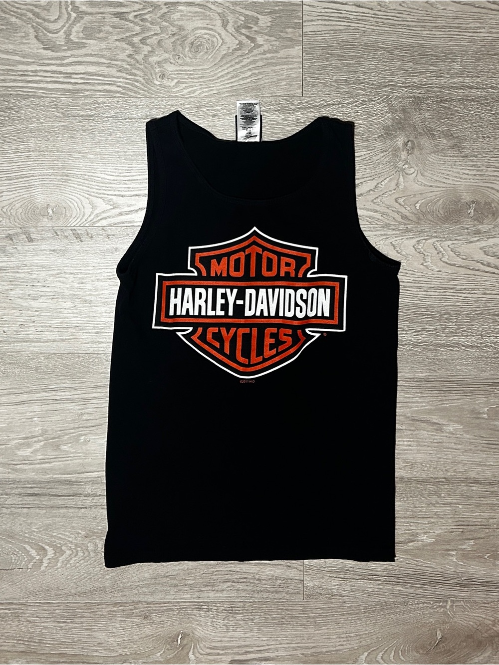 Harley-Davidson Men’s Black Daytona Beach Florida Logo Tank Top
